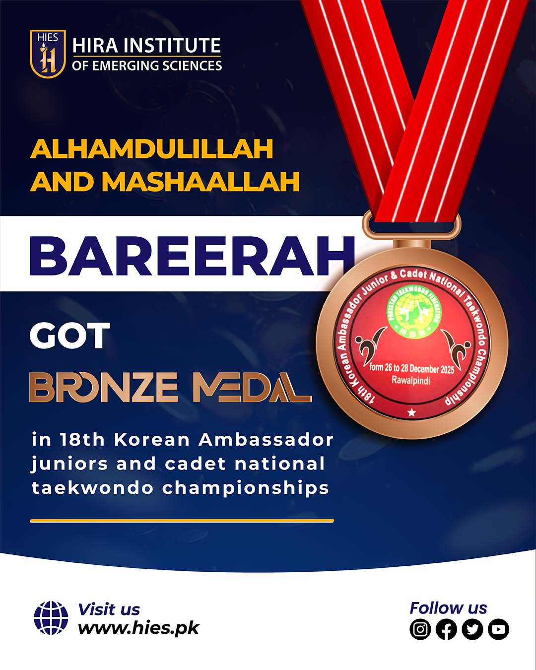 Hies taekwondo championships Post